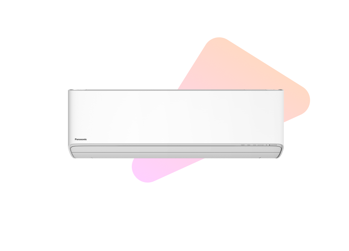 produktbilde av en hvit Panasonic Neo Flagship 7.5 luft til luft varmepumpe-modell