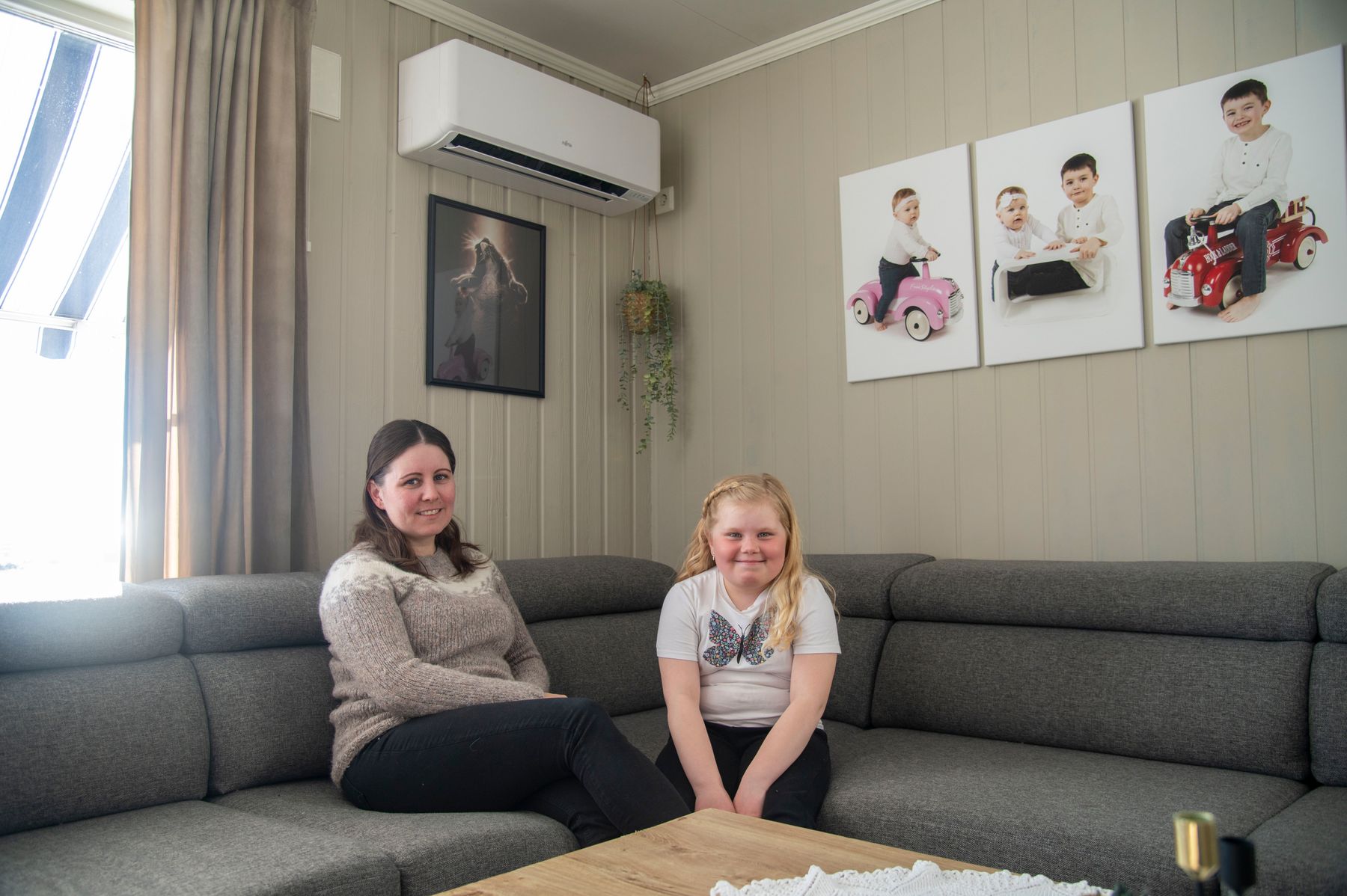 Marlene sammen med datteren Emilie