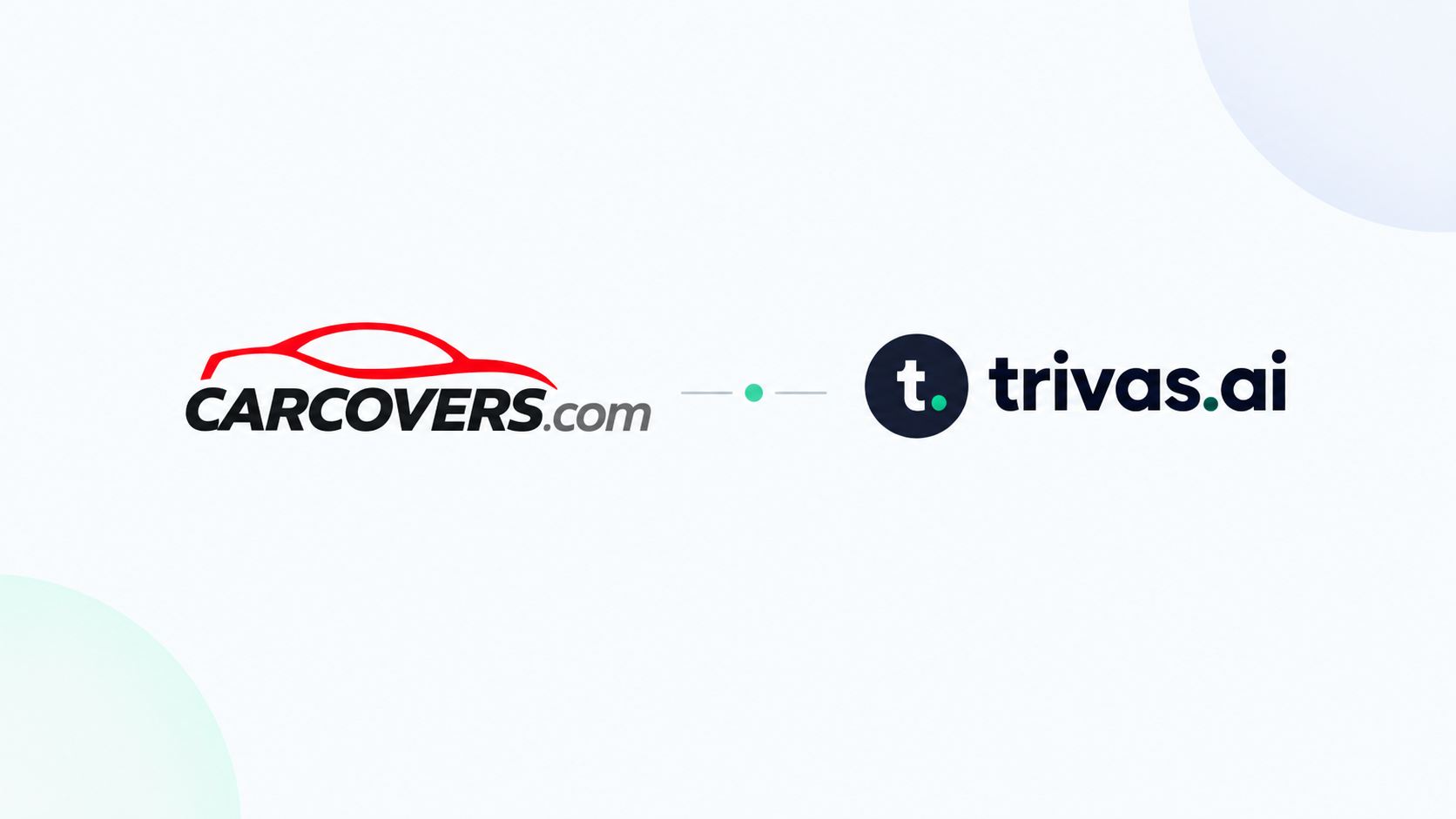 Dashboard screenshot showing CarCover.com's 8 Amazon seller accounts and other sales channels unified into a single real-time Trivas view.