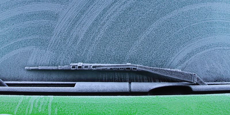 icy windshield