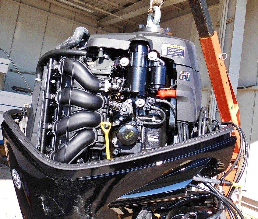 Engine, Outboard Engine, Interior View, Service