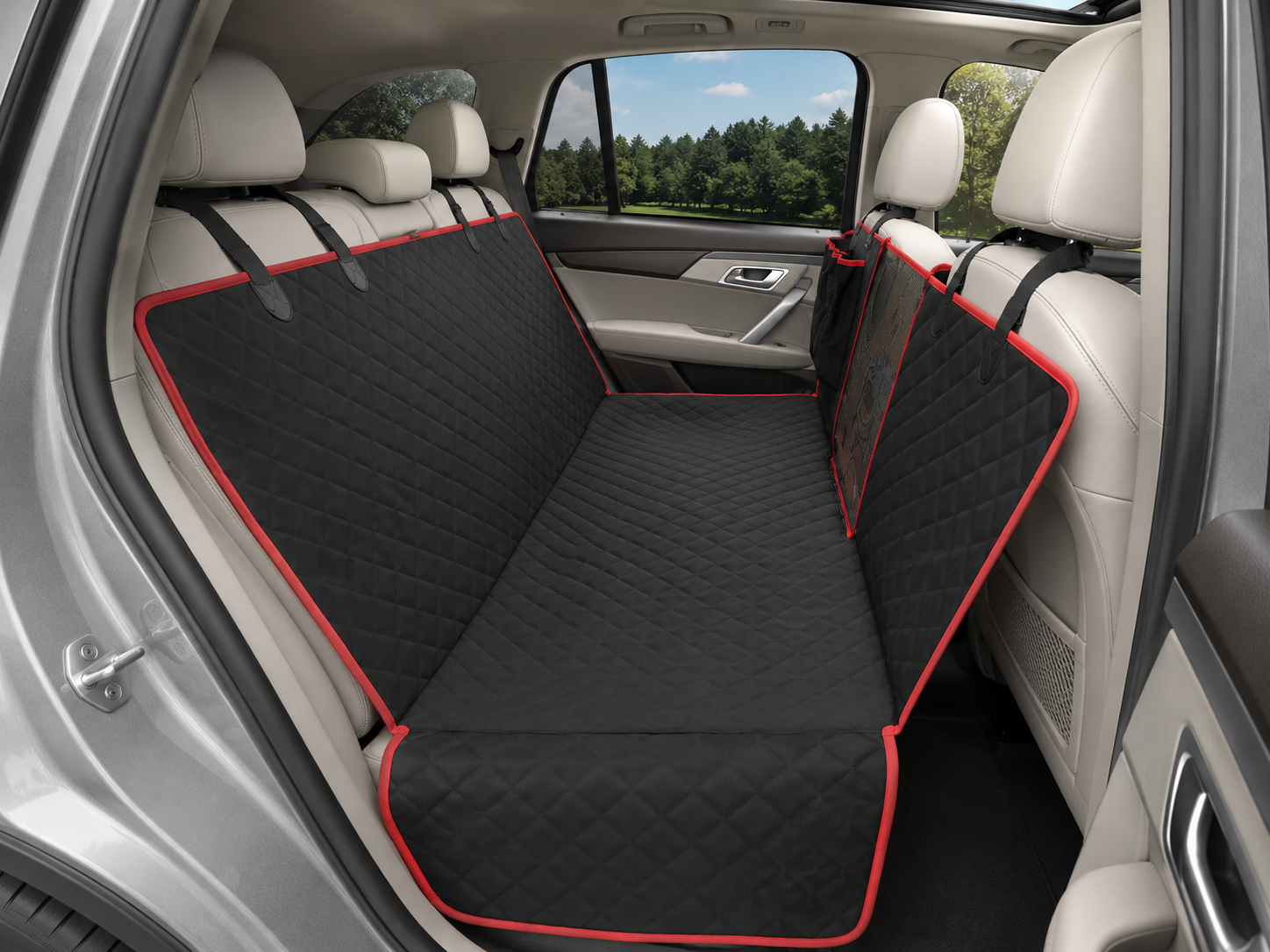 PSC-SMBK Waterproof Pet Car Seat Hammock