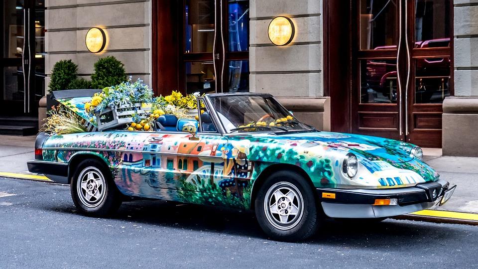 Custom painted Porsche