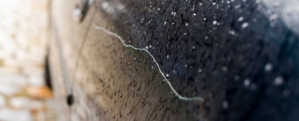 Scratched Car