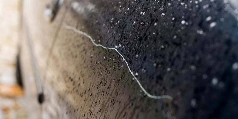 Scratched Car