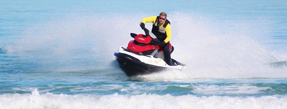 Riding Jet-ski