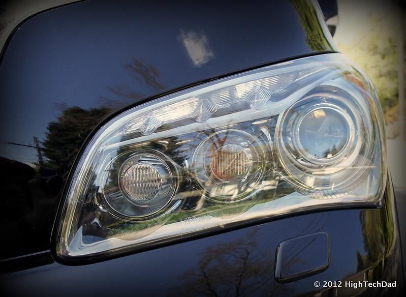 A close up of a car's headlight Description automatically generated with medium confidence