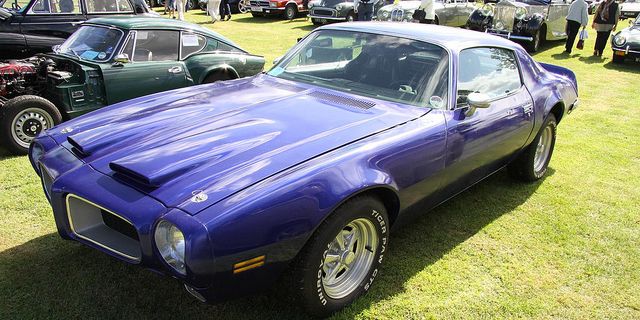 A Purple Chevrolet Camaro