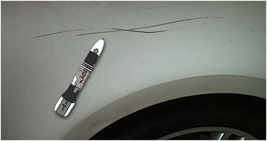 How to Cover Exterior Paint Scratches on Your Ford