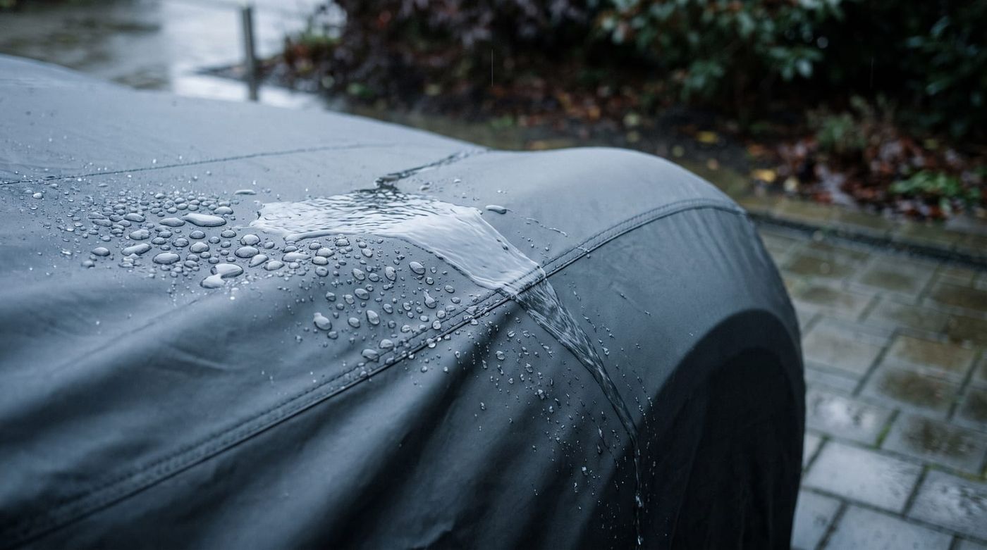 Rain Sheeting Off