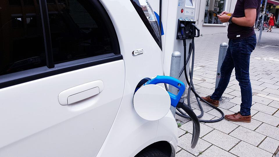 Electric Car, Charging Station, Electric Cable, Charge