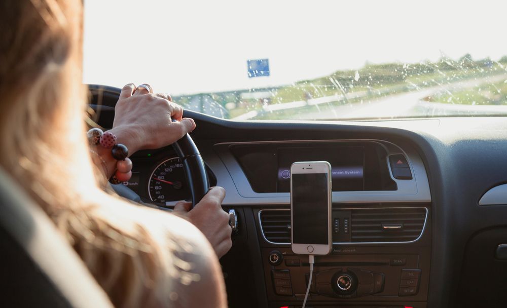 Woman Driving Car