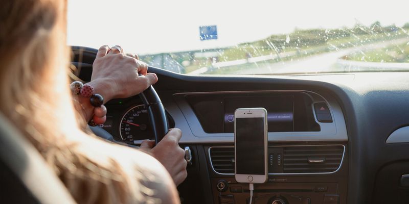 Woman Driving Car