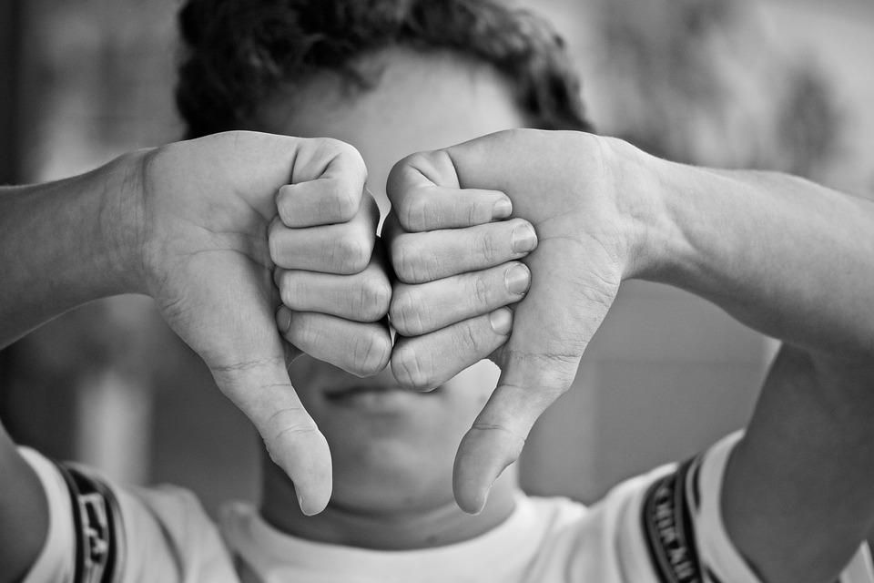 Thumbs Down, Disapprove, Gesture, Attitude, Refuse