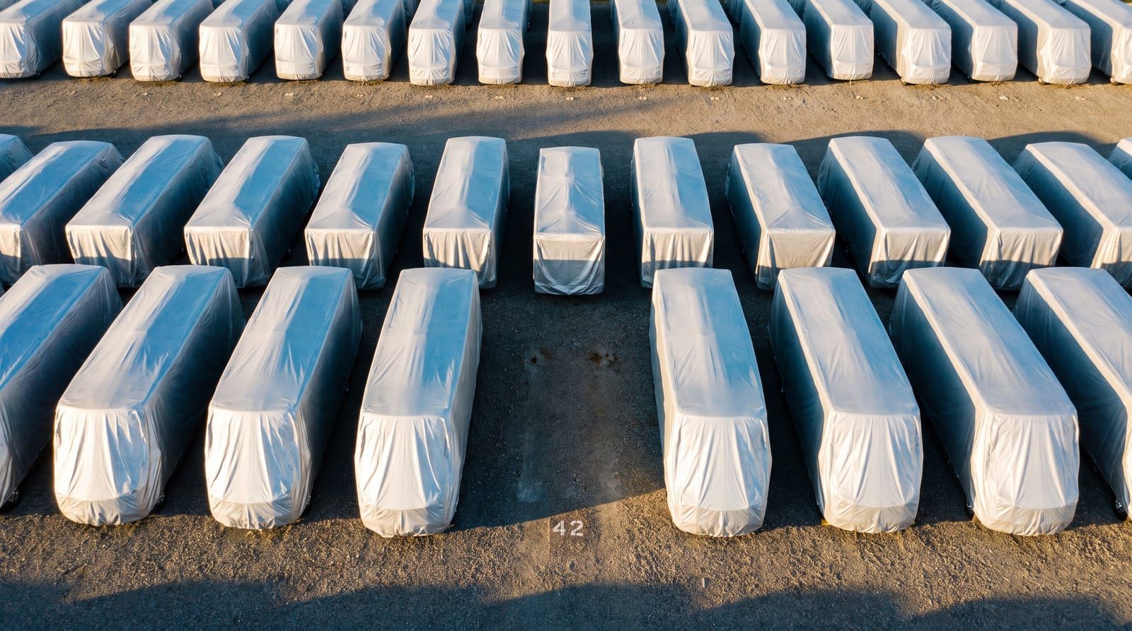 Storage Lot Rows