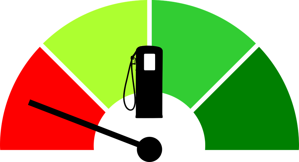 Advertisement, Petrol, Tank, Fuel Gauge, Full, Empty