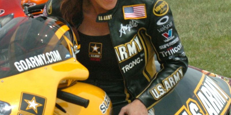 Women on Motorcycle