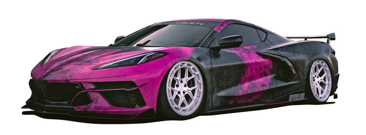 Pink Corvette