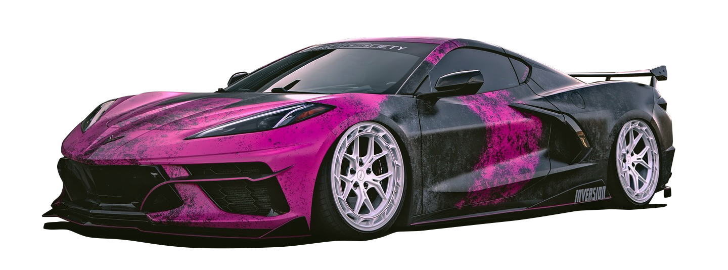 Pink Corvette