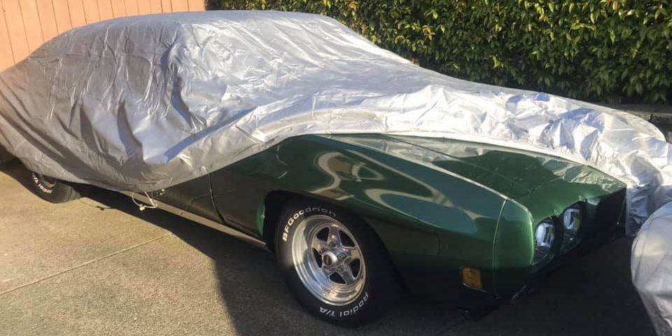 1971 Pontiac GTO with Platinum Shield Cover