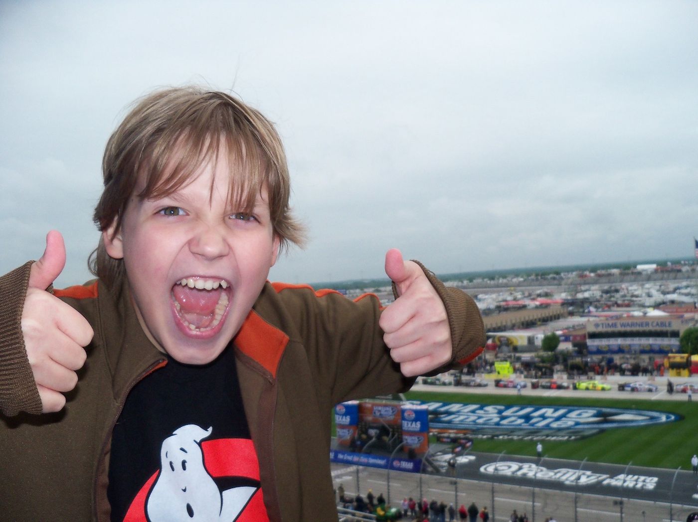 Happy Boy with Thumbs Up