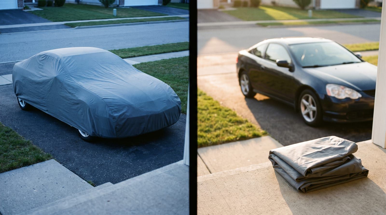 Before / After Diptych