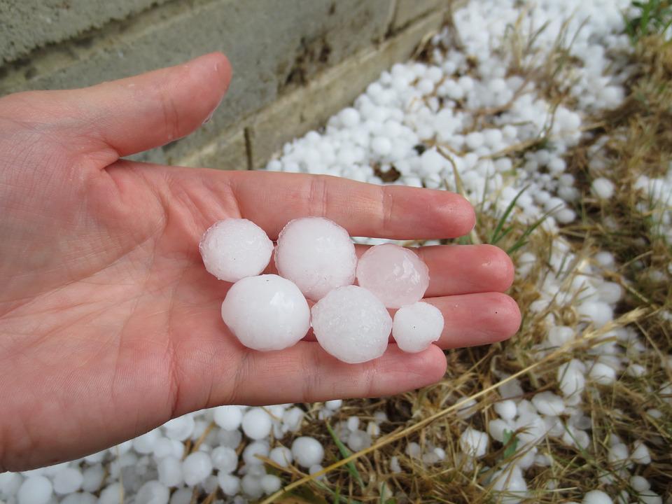 Hail, Hailstones, Weather, Ice, Storm, Cold, Summer