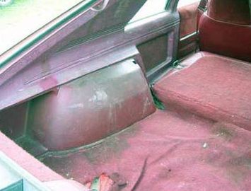 sun damaged car interior