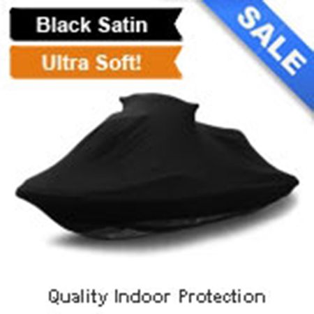 Indoor Black Satin Shield Jet Ski Cover