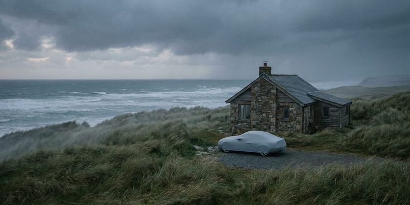 Coastal bluff + cottage
