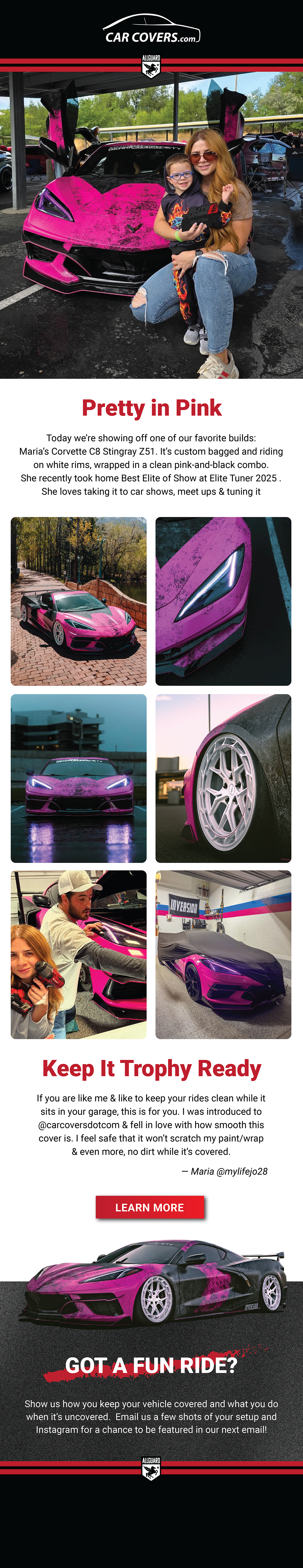Pink Corvette