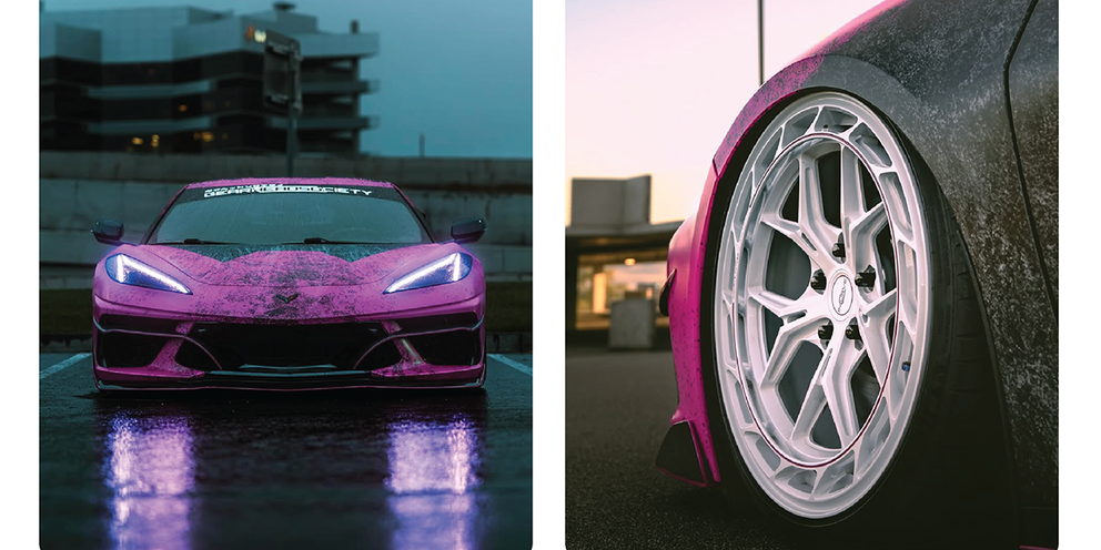 Pink Corvette