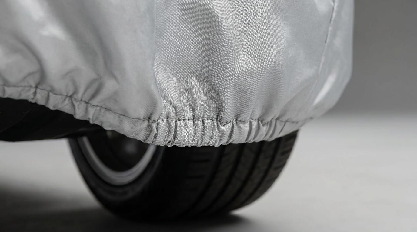 Elastic hem (under-rocker fit)