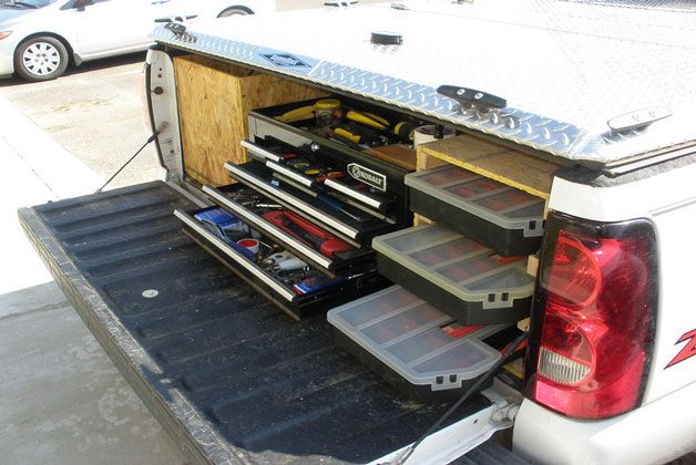 pick-up truck, truck storage