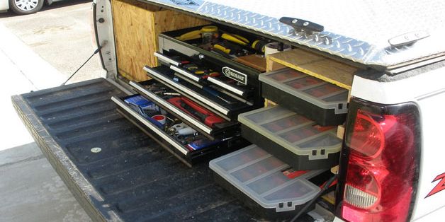 pick-up truck, truck storage