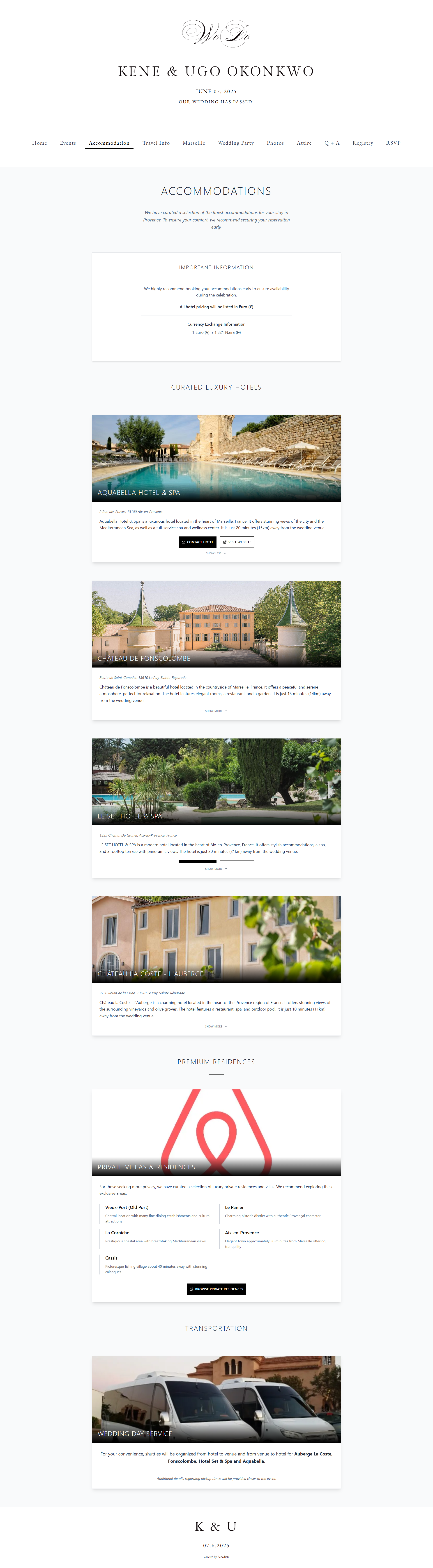 Traditional and White Wedding Web Invite - Image 3