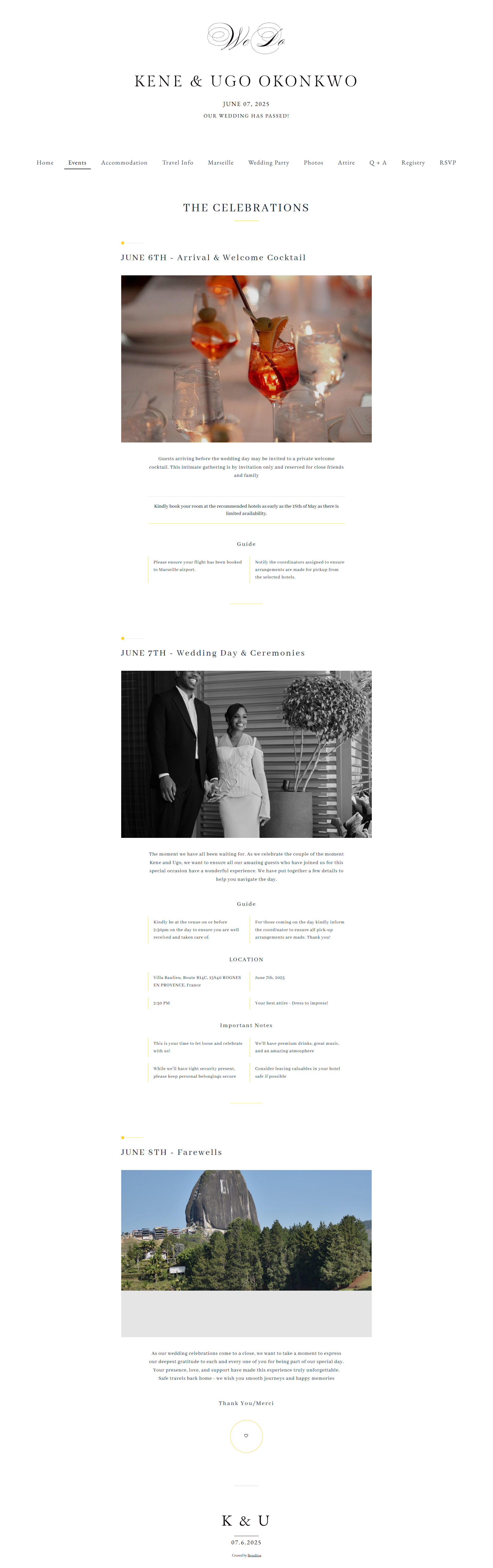 Traditional and White Wedding Web Invite - Image 4