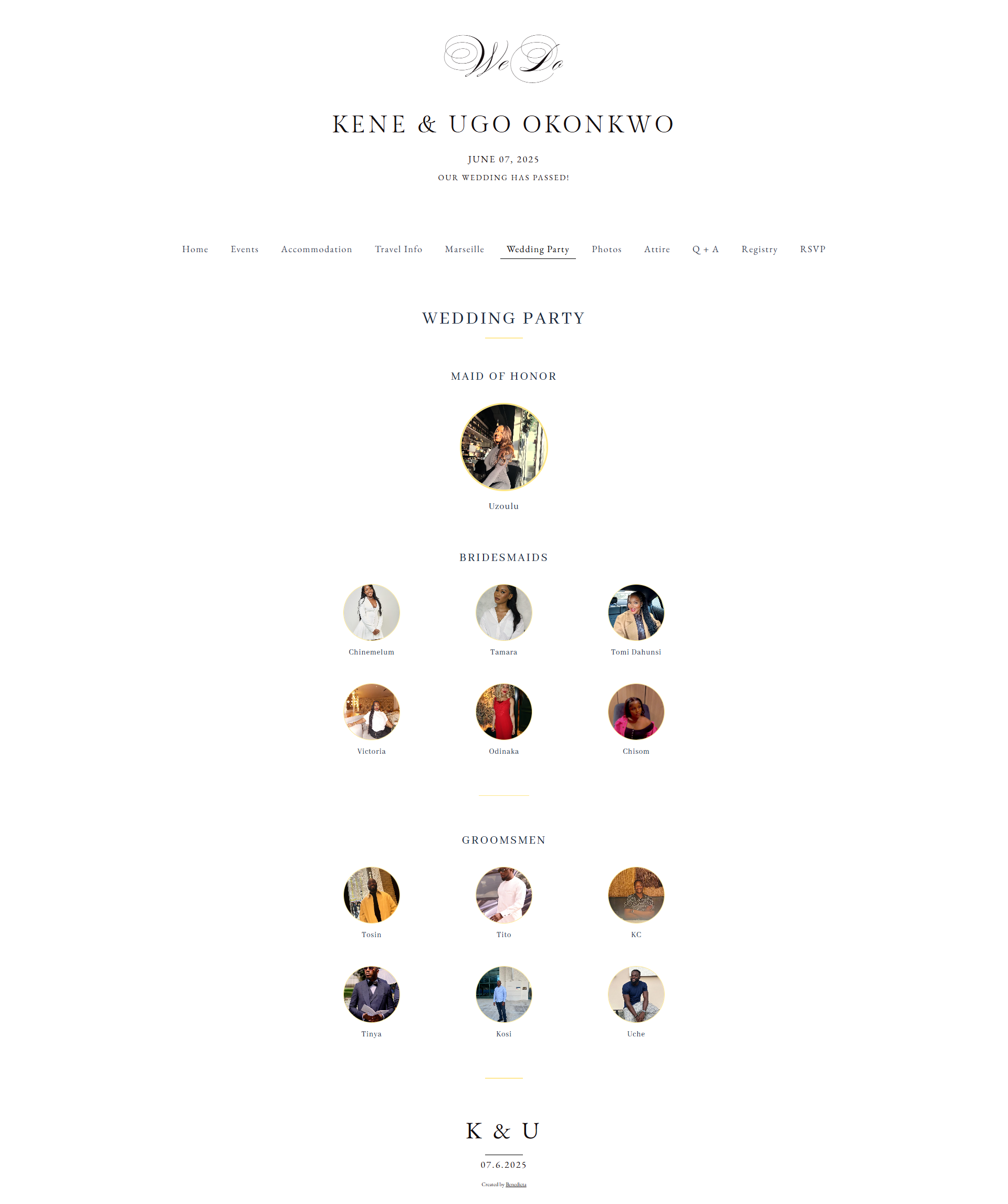 Traditional and White Wedding Web Invite - Image 2