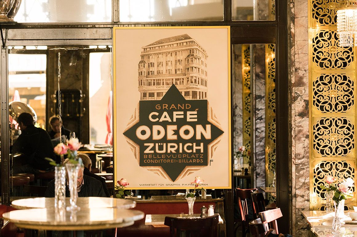 Café Odeon Zürich – Zwischen heute und einer glanzvollen Vergangenheit