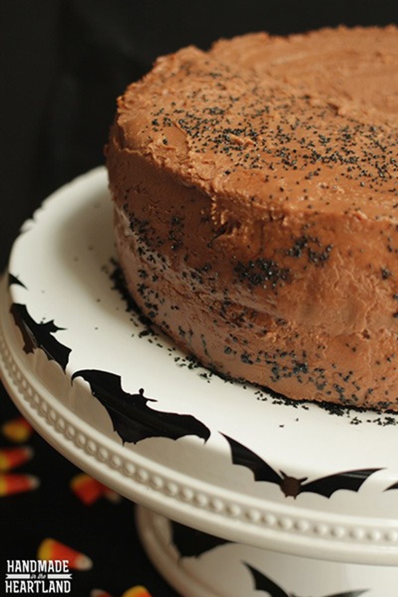 Halloween Pitcher and Cake Stand