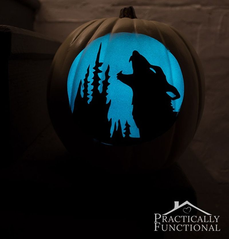 No-Carve Glow-in-the-Dark Pumpkins