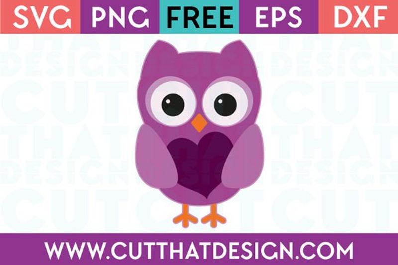 Valentine Owl With Heart