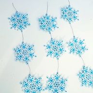Winter snowflakes