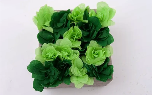 Crepe paper succulents with Cricut!