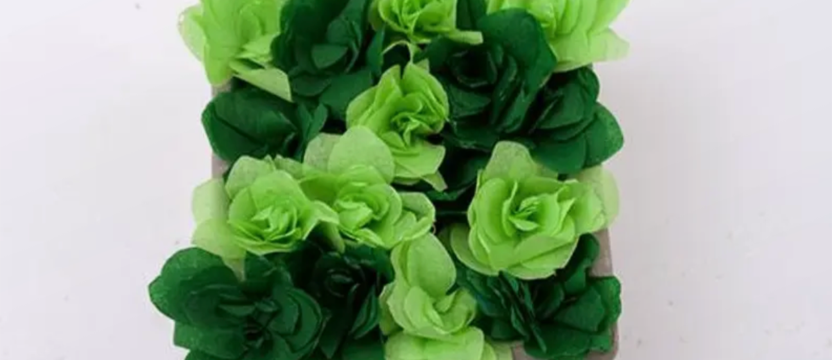 Crepe paper succulents with Cricut!