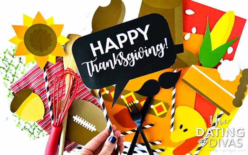 Thanksgiving Photo Booth Props