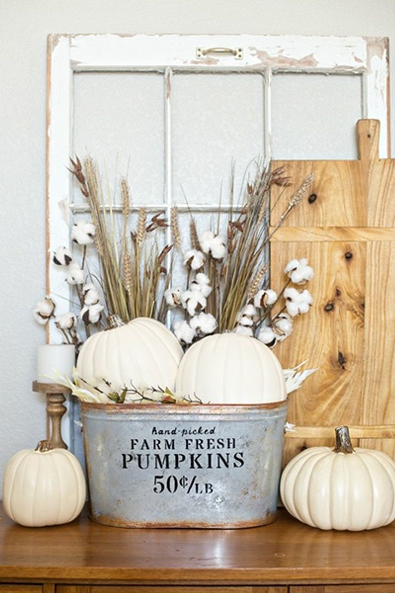 DIY Farmhouse Pumpkin Bucket