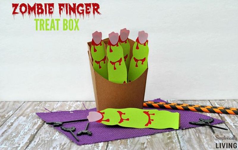 Zombie Finger Treat Box