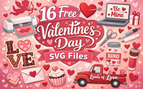 Valentines SVG cut files guide