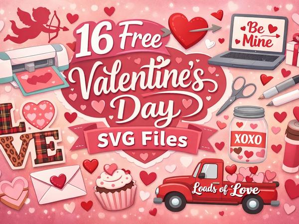 Valentines SVG cut files guide